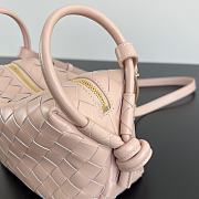 Bottega Veneta Small Avenue Loop Pink Crossbody Bag 19x12x9cm - 6