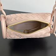 Bottega Veneta Small Avenue Loop Pink Crossbody Bag 19x12x9cm - 4