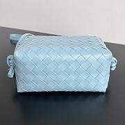 Bottega Veneta Small Avenue Loop Blue Crossbody Bag 19x12x9cm - 6