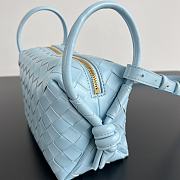 Bottega Veneta Small Avenue Loop Blue Crossbody Bag 19x12x9cm - 5