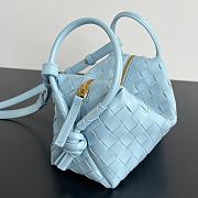 Bottega Veneta Small Avenue Loop Blue Crossbody Bag 19x12x9cm - 4