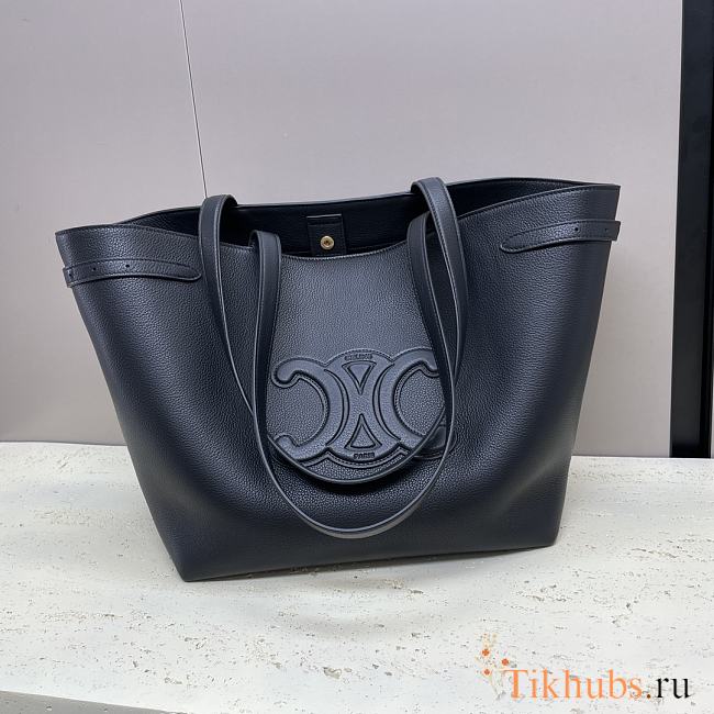 Celine Medium Cabas Cuir Triomphe Black 54x29.5x15cm - 1