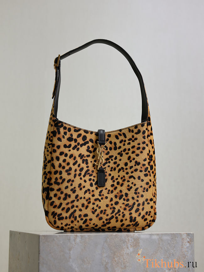 YSL Le 5 à 7 Hobo Bag Leopard 23x22x8.5cm - 1