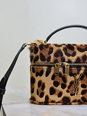 YSL Vanity Bag in Leopard-Print Calf Hair 18x11x6cm - 3