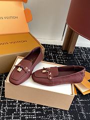 Louis Vuitton LV Mocassino Flore Burgundy - 1