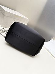 Jimmy Choo Bon Bon Crystal Satin Black Bag 16x15x9.5cm - 6
