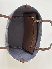 Fendi Small Roll Blue Denim FF Reversible 23x19.5x15cm - 4