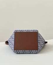 Fendi Origami Mini Blue Denim Bag 15x15x18.5cm - 6