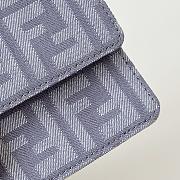 Fendi Wallet On Chain Baguette Blue Denim 21x11.5x5cm - 6