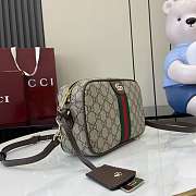 Gucci Ophidia Small Camera Bag Brown 24x15x7cm - 6