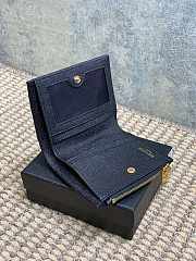 YSL Small Envelope Black Gold Wallet 10.5x8.5x2.5cm - 4