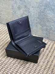 YSL Small Envelope Black Wallet 10.5x8.5x2.5cm - 5