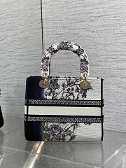 Dior Lady D-lite Multicolor Pivoine 24x11x20cm - 3