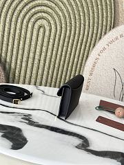 Loro Piana Extra Pochette Calfskin Black 18x10x2.5cm - 2