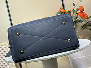 Louis Vuitton LV Carmel Bag Navy Blue 35x40x17cm - 3