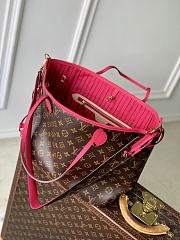 Louis Vuitton LV Neverfull Upside Down MM Pink 31x28x14cm - 4