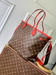 Louis Vuitton LV Neverfull Upside Down MM Red 31x28x14cm - 2