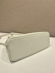 Prada Medium Galleria White Leather Bag 28x14x10.5cm - 4