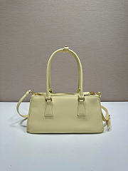 Prada Medium Galleria Yellow Leather Bag 28x14x10.5cm - 3