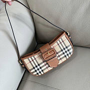 Burberry Sling Check-pattern Shoulder Bag 26x6x12cm - 1