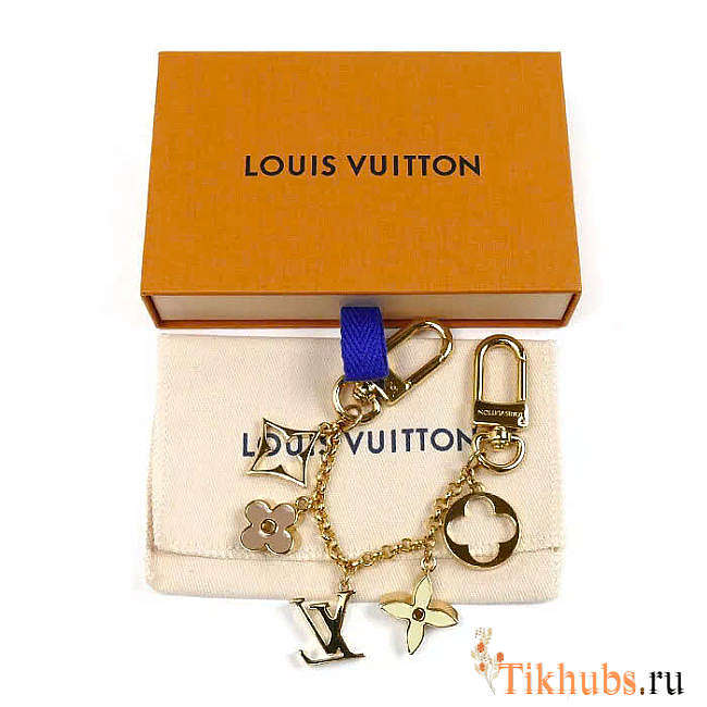 Louis Vuitton LV Monogram Flower Bag Charm Chain - 1