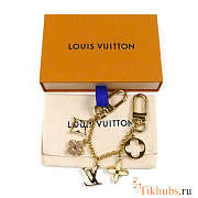 Louis Vuitton LV Monogram Flower Bag Charm Chain - 1
