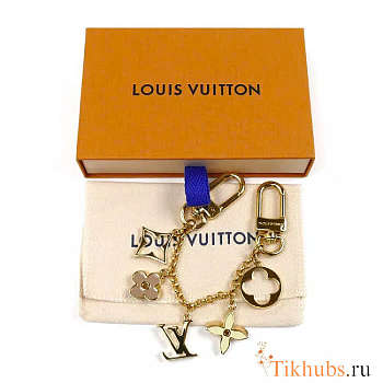 Louis Vuitton LV Monogram Flower Bag Charm Chain