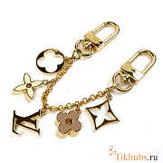 Louis Vuitton LV Monogram Flower Bag Charm Chain - 3
