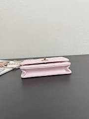 Chanel Top Handle Pink Lambskin 18cm - 5