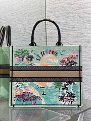 Dior Souvenir Large Dior Book Tote Natural Raffia 42cm - 2