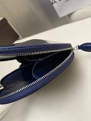 Alaia Le Coeur Blue Patent Shoulder Bag 21x17x5cm - 4