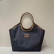 Miu Miu Ivy Denim Bag 37x36x18cm - 1