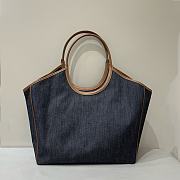 Miu Miu Ivy Denim Bag 37x36x18cm - 5