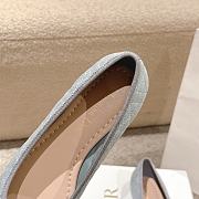 Dior Ballet Flat Blue Cannage Embroidered Denim - 5