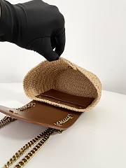 YSL Mini Manon in Raffia 23x12x6cm - 6