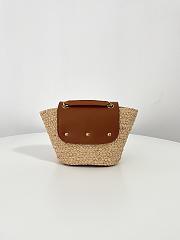 YSL Mini Manon in Raffia 23x12x6cm - 2