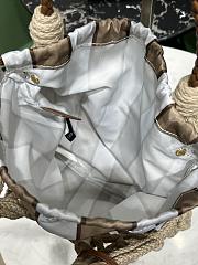 Prada Knotted Cord Frame Bag Nylon 30x26x5cm - 6