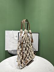 Prada Knotted Cord Frame Bag Nylon 30x26x5cm - 2
