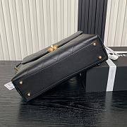 Chanel Coco Handle Black Lambskin Gold 33x26x9cm - 4