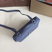 Loro Piana L19 Bag Blue Silver 19x11x6.5cm - 3