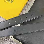 Fendi Belt Black Gold 3.5cm - 2