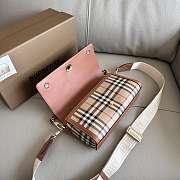 Burberry Top Handle Note Bag Brown 24 x 8 x 14 cm - 3