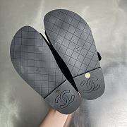 Chanel Camellia Black Sandals - 2