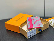 Louis Vuitton LV Double Card Holder Grey 11x7x1.5cm - 4