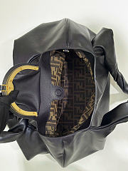 Fendi Spy Black Leather Bag 48x20x22cm - 3