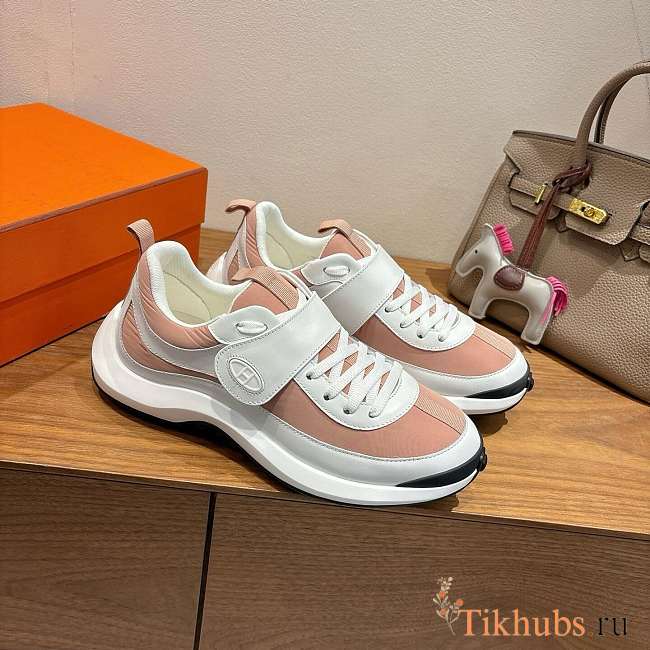Hermes Loop Pink Sneaker - 1