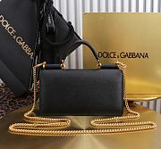 Dolce & Gabbana Miss Sicily Black Leather Wallet 20x11x3cm - 2