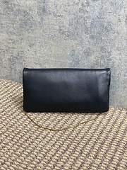 YSL Calypso Mini Bag Lambskin Black 22x11x3cm - 2