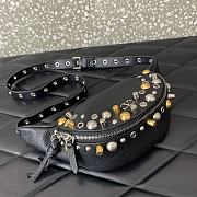 Valentino Garavani Nellcôte Belt Bag Black 30x9x7cm - 3