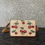 Valentino Raffia Cherry Mini Bag 20x12x5cm - 1